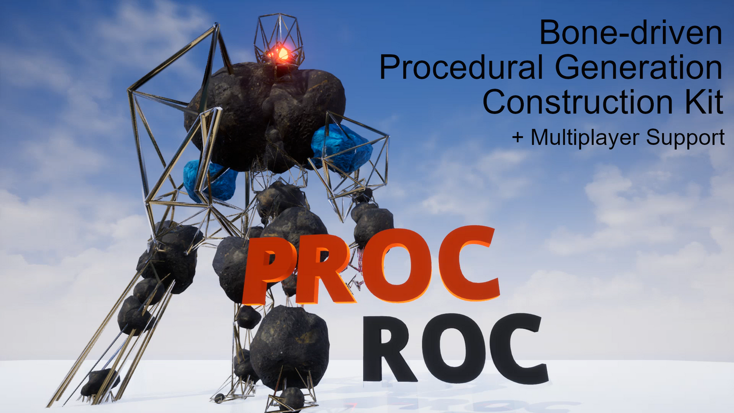 PROC ROC: Bone-driven Procedural Generation Construction Kit.